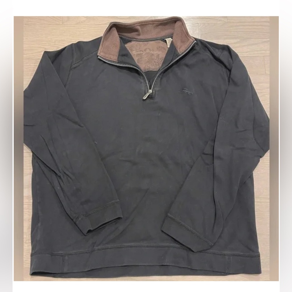 Tommy Bahama - 1/4 Zip - Black - Large